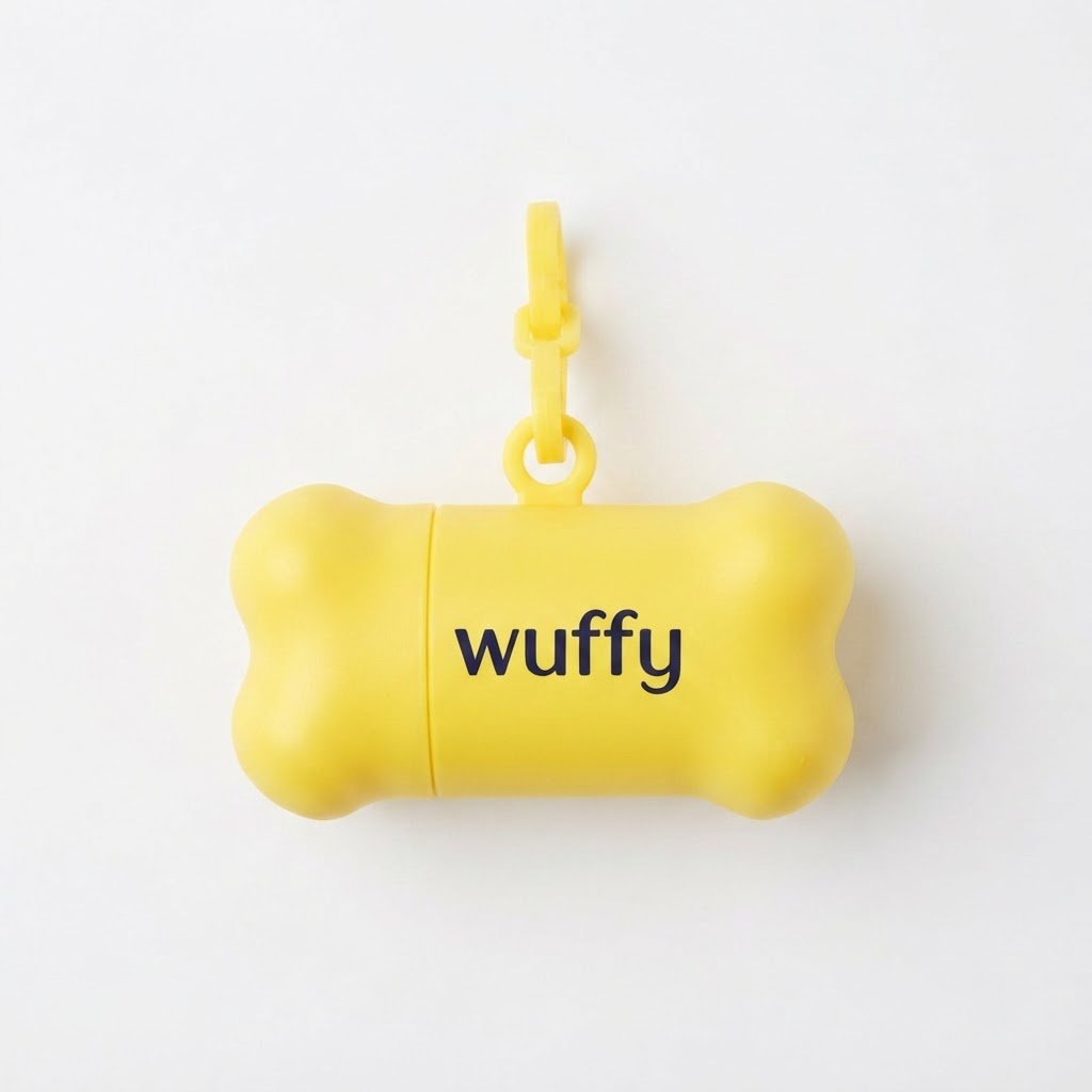 Wuffy Bags® Dispensador de Bolsas para Excrementos con Bolsas Incluidas - Wuffy Labs