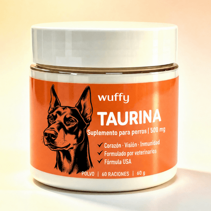 Wuffy Taurina® Suplemento de Taurina para Perros – Apoyo Cardíaco - Wuffy Labs