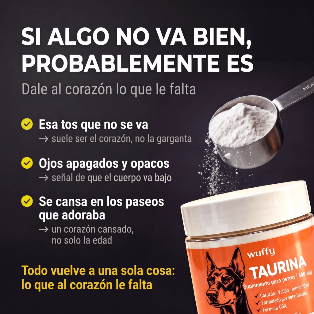 Wuffy Taurina® Suplemento de Taurina para Perros – Apoyo Cardíaco - Wuffy Labs